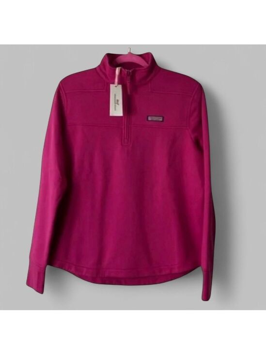 Vineyard Vines Tops - Vinyard Vines-Surf Terry Shep Shirt-size Small-berry relaxed fit-NWT